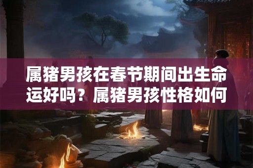 属猪男孩在春节期间出生命运好吗？属猪男孩性格如何？