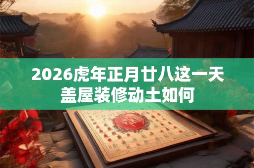 2026虎年正月廿八这一天盖屋装修动土如何