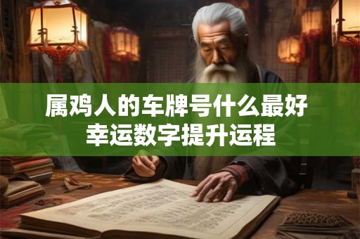 属鸡人的车牌号什么最好 幸运数字提升运程 属鸡人的车牌号什么最好 幸运数字提升运程