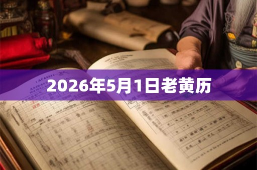 2026年5月1日老黄历