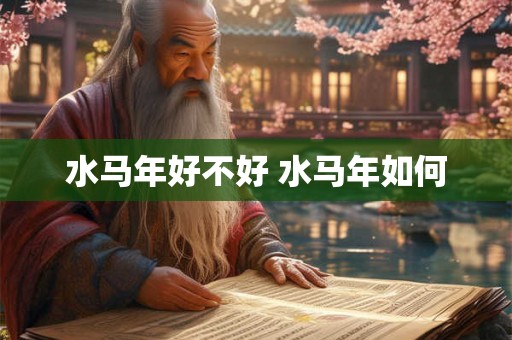 水马年好不好 水马年如何
