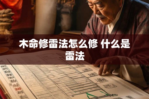 木命修雷法怎么修 什么是雷法 木命修雷法怎么修 什么是雷法
