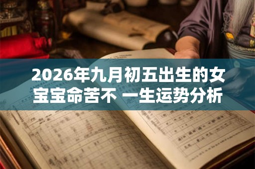 2026年九月初五出生的女宝宝命苦不 一生运势分析 2026年九月初五出生的女宝宝命苦不 一生运势分析