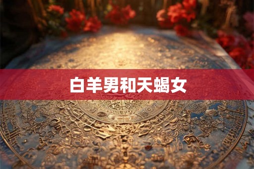 白羊男和天蝎女