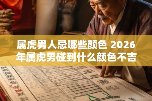 属虎男人忌哪些颜色 2026年属虎男碰到什么颜色不吉利