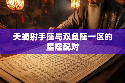 天蝎射手座与双鱼座一区的星座配对