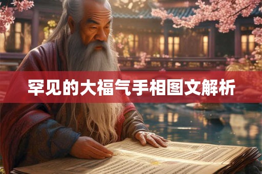 罕见的大福气手相图文解析 罕见的大福气手相图文解析