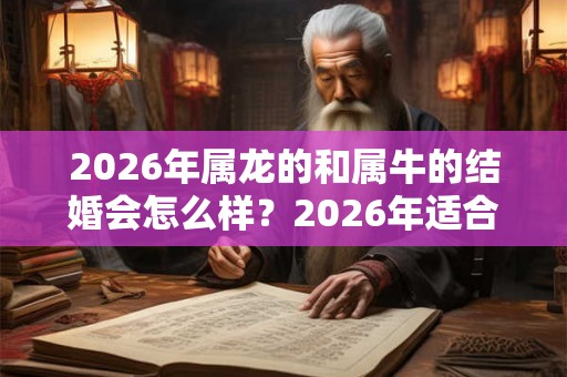 2026年属龙的和属牛的结婚会怎么样？2026年适合结婚的属相