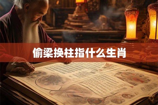 偷梁换柱指什么生肖