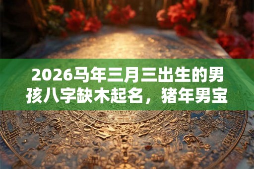 2026马年三月三出生的男孩八字缺木起名,猪年男宝宝如何取名? 2026马年三月三出生的男孩八字缺木起名,猪年男宝宝如何取名?
