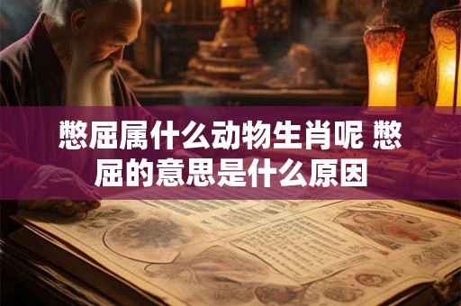 憋屈属什么动物生肖呢 憋屈的意思是什么原因