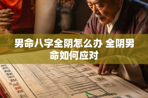 男命八字全阴怎么办 全阴男命如何应对 男命八字全阴怎么办 全阴男命如何应对