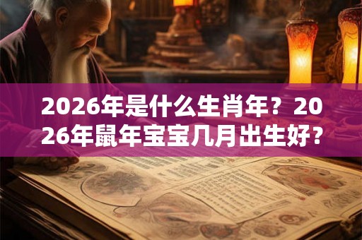 2026年是什么生肖年？2026年鼠年宝宝几月出生好？