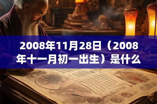 2008年11月28日（2008年十一月初一出生）是什么命_命运如何