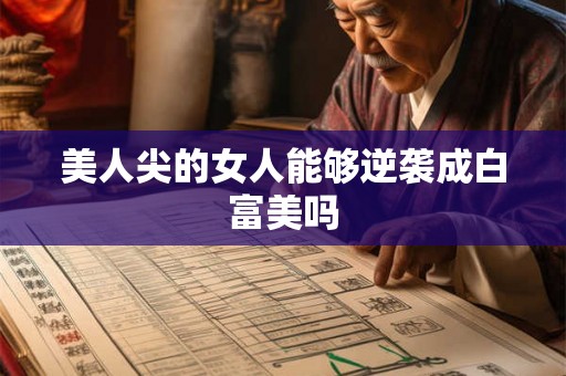 美人尖的女人能够逆袭成白富美吗 美人尖的女人能够逆袭成白富美吗