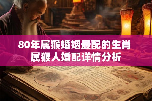 80年属猴婚姻最配的生肖 属猴人婚配详情分析
