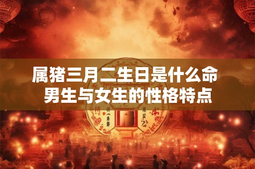 属猪三月二生日是什么命 男生与女生的性格特点