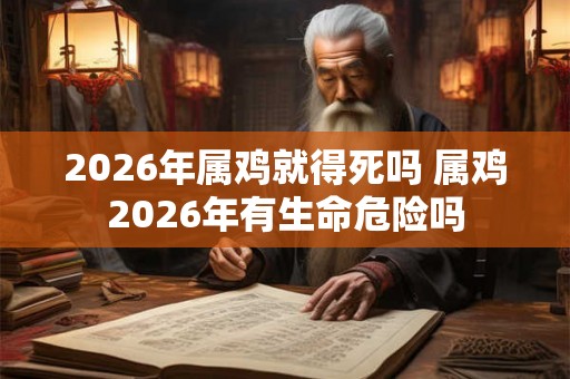 2026年属鸡就得死吗 属鸡2026年有生命危险吗 2026年属鸡就得死吗 属鸡2026年有生命危险吗