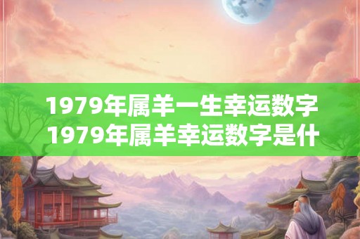 1979年属羊一生幸运数字 1979年属羊幸运数字是什么