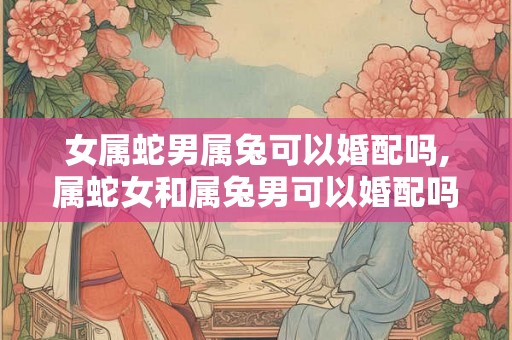 女属蛇男属兔可以婚配吗,属蛇女和属兔男可以婚配吗? 女属蛇男属兔可以婚配吗,属蛇女和属兔男可以婚配吗?