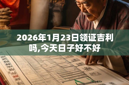 2026年1月23日领证吉利吗,今天日子好不好 2026年1月23日领证吉利吗,今天日子好不好