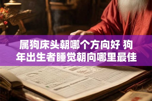 属狗床头朝哪个方向好 狗年出生者睡觉朝向哪里最佳