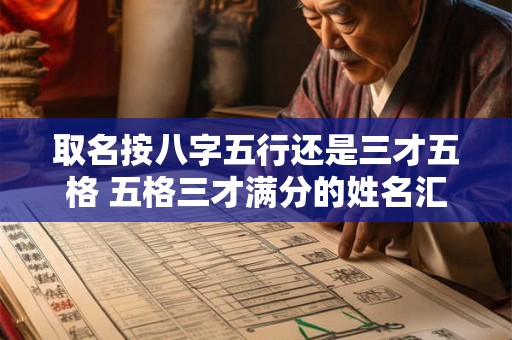 取名按八字五行还是三才五格 五格三才满分的姓名汇总