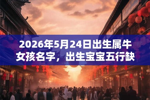 2026年5月24日出生属牛女孩名字，出生宝宝五行缺什么？