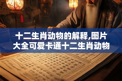 十二生肖动物的解释,图片大全可爱卡通十二生肖动物