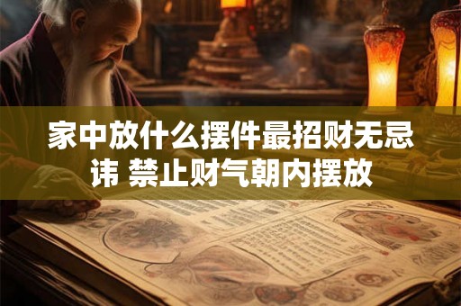 家中放什么摆件最招财无忌讳 禁止财气朝内摆放