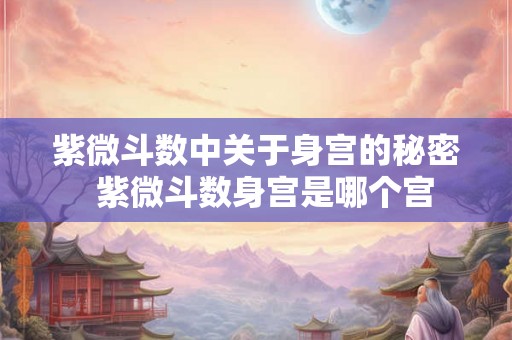紫微斗数中关于身宫的秘密  紫微斗数身宫是哪个宫