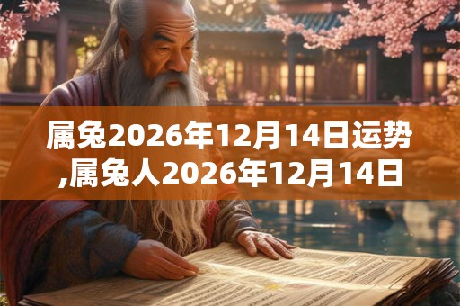 属兔2026年12月14日运势,属兔人2026年12月14日财运,生肖兔2026年12月14日运势