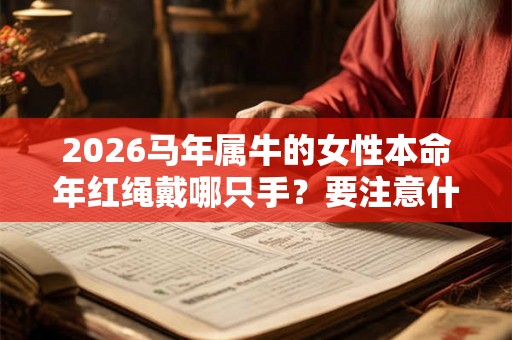 2026马年属牛的女性本命年红绳戴哪只手?要注意什么? 2026马年属牛的女性本命年红绳戴哪只手?要注意什么?