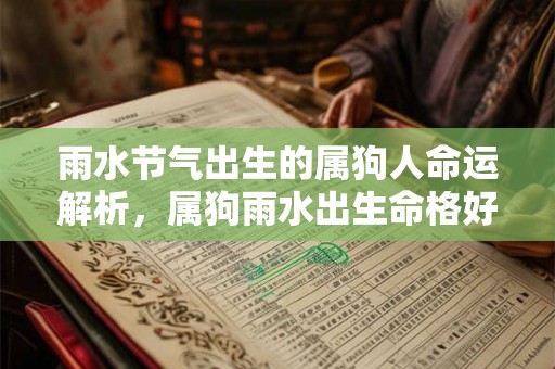 雨水节气出生的属狗人命运解析，属狗雨水出生命格好不好？