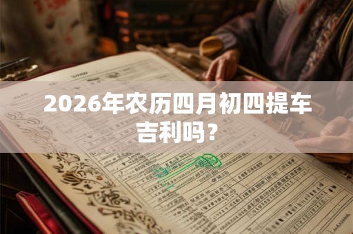 2026年农历四月初四提车吉利吗? 2026年农历四月初四提车吉利吗?