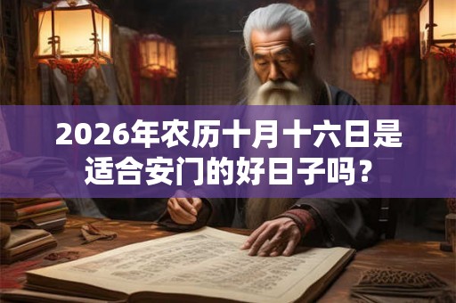 2026年农历十月十六日是适合安门的好日子吗？