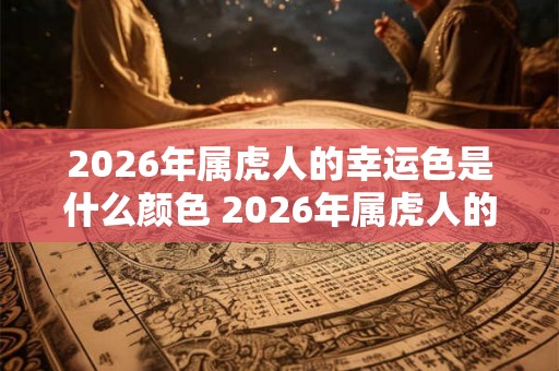 2026年属虎人的幸运色是什么颜色 2026年属虎人的幸运色是什么 2026年属虎人的幸运色是什么颜色 2026年属虎人的幸运色是什么
