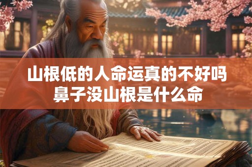 山根低的人命运真的不好吗 鼻子没山根是什么命