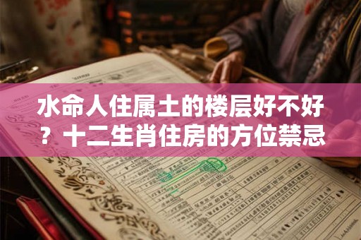 水命人住属土的楼层好不好？十二生肖住房的方位禁忌