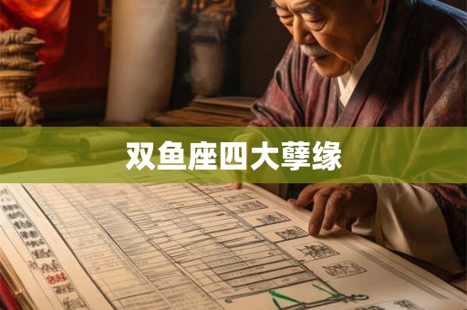 双鱼座四大孽缘