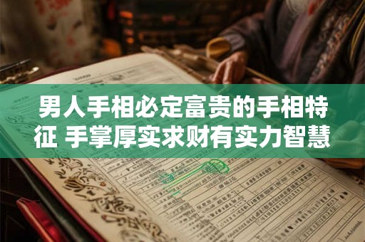 男人手相必定富贵的手相特征 手掌厚实求财有实力智慧