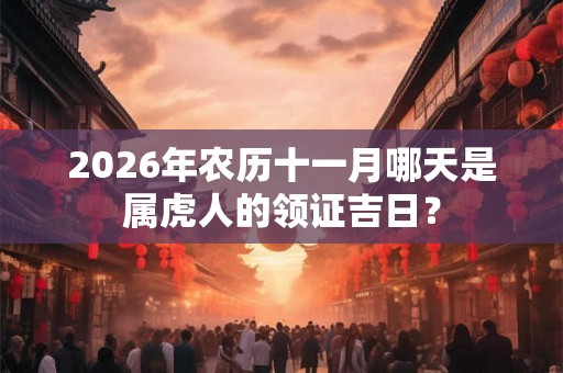 2026年农历十一月哪天是属虎人的领证吉日？
