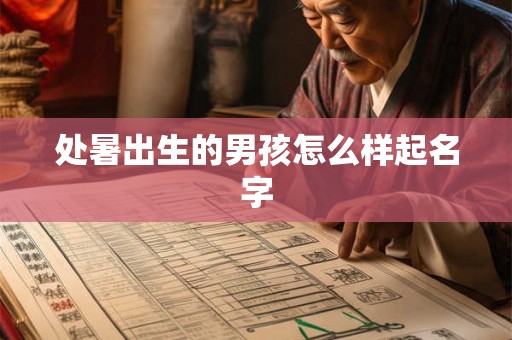 处暑出生的男孩怎么样起名字 处暑出生的男孩怎么样起名字