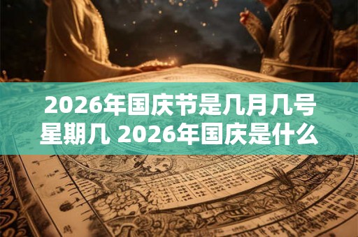 2026年国庆节是几月几号星期几 2026年国庆是什么时候