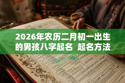 2026年农历二月初一出生的男孩八字起名  起名方法推荐