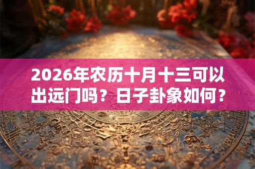 2026年农历十月十三可以出远门吗?日子卦象如何? 2026年农历十月十三可以出远门吗?日子卦象如何?