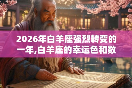 2026年白羊座强烈转变的一年,白羊座的幸运色和数字