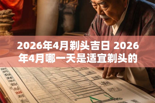 2026年4月剃头吉日 2026年4月哪一天是适宜剃头的吉日 2026年4月剃头吉日 2026年4月哪一天是适宜剃头的吉日