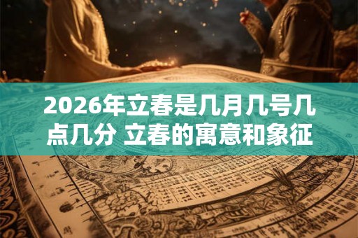 2026年立春是几月几号几点几分 立春的寓意和象征