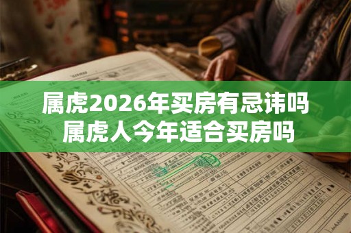 属虎2026年买房有忌讳吗 属虎人今年适合买房吗